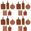 Pretyzoom Set Di 20 Mini Taglieri in Legno in Miniatura Per Decorazioni Di Mini Casa Tagliere Artigianale Per Cucina