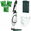 DG Service Vorwerk Folletto VK150 NUOVO ORIGINALE - Scopa Elettrica CON FILO con Accessori Rigenerati Come Nuovi, Spazzola HD50, 6 Sacchetti, 3 Granuli (Dotazione Completa + Sacca Accessori)