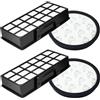 Phillizon 2 set di filtri di ricambio compatibili con i modelli Rowenta Silence Force Cyclonic 4AAAA, RO7611EA RO7643EA RO7676EA RO7681EA RO7691EA aspirapolvere, sostituisce i ricambi ZR903701