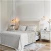 Italian Bed Linen COMPLETO LETTO MATRIMONIALE NO STIRO KARMA - Prodotto in Italia - Microfibra - Sopra 240x270 cm, Sotto 170x200 cm con Angoli Elasticizzati 25 cm, 2 Federe 50x80 cm - FUN TORTORA