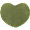 osama home SWEET HOME - Tappeto Bagno Assorbente Antiscivolo in Microfibra di Ciniglia a Cuore Ideale come Tappeto Camera da Letto, Cameretta e Tappeto Cucina Antiscivolo Lavabile, Tappetino Bagno Multiuso 60x50