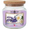 Cereria Di Giorgio - Candela in Giara di Vetro Profumata alla Lavanda - Con Astuccio Protettivo - Coccole Profumate - Diametro 10 cm Altezza 11 cm - Durata 80 Ore