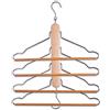 Zeller 17122 Gruccia Multipla per Abiti, Metallo, Beige, 41x33x22 cm