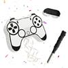 Relaxdays Pinata Gamer, Bastone e Maschera, Pinata per Feste e Compleanni, da riempire, Controller, 32x42x8 cm, Bianco