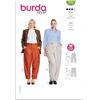 burdastyle Burda Cartamodello X05703BURDA Burda Style 5703 - Cartamodello per pantaloni da donna, taglie 46-60