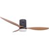 Jocca, Ventilatore da Soffitto con Luce LED Dimmerabile, 3 Pale 64cm, 6 Velocità, 40W, Diametro 132cm, Funzione Estate/Inverno