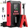 OGORI NEW Booster Avviamento Auto con Compressore,Avviatore Batteria Auto 7000A,12V Starter Batteria Auto (8.0L Diesel/10.0L Benzina),Booster Batteria Auto Portatile con Torcia a LED, Display LCD