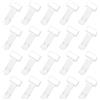 TRKETK 20 Pezzi Clip per Biglietto Parabrezza Supporto Trasparenti Porta Biglietti Parcheggio Auto Porta Auto Clip Kartenhalter Indipendente per Autovettura Camion e Roulotte Schede Porta Documenti