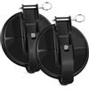OJTOJT Supporto per Tenda, 2 Pezzi Supporti per Tenda da Sole, Compatibile con T-hule, F-iamma, D-OMETIC, V-W T6 T5 T4 T6.1, F-ORD N-ugget, V-Ans | Accessori per Campeggio, Camper, Roulotte (Nero)