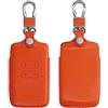 kwmobile Cover Copri Chiave Compatibile con Renault con 4 tasti Smart Key (solo Keyless Go) - Guscio Coprichiave Protettivo Vera Pelle - Porta Chiavi Macchina e Custodia Protettiva