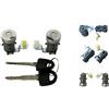 EASYSHOP24H SET 2 Cilindretto Serratura Porta Anteriore Sinistra e Destra per Suzu Vitara da 1988 a 1998 Nottolino Blocchetto Impariglio con 2 Chiavi