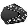 ZESIDIMO Piastra Supporto Laterale Estensione Cavalletto Moto per SUZUKI Vstrom 800DE 1000DE V Strom 1000 1050 XT DL1000 V-STROM 1050/XT DL1050 2014-2022 Accessori (nero)