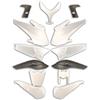 One by Camamoto Kit Set Carene Complete plastiche Compatibile con (cod 77380010 in ABS 13 Pezzi Colore Bianco Lucido Compatibile con Yamaha t-Max 500 Anno 2008-2009-2010-2011)