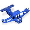 MZ-STORE Universale Porta Targa Supporti per Targhe Posteriore per MT-01 MT-03 MT-07 MT-09 MT-10 YZF R1 R3 R6 R25 R125 GSXR 600 750 1000 K1 K2 K3 K4 K5 K6 K7 K8 K9 GSR750 GSF650(Blu)