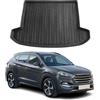 OMAC, vassoio per il bagagliaio, vassoio per il vano di carico, compatibile con Hyundai Tucson 2015-2020 tappetino per il bagagliaio, Gomma, TPE Nero 1 pezzo