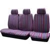 Ropaix Coprisedili Auto Per Iveco Per Daily 2+1 Coprisedili Per Auto Universali A Righe Colorate(AD9507-B)