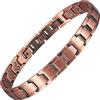 EnerMagiX Cavigliere magnetiche in rame, 26 cm/12 mm, braccialetti per caviglia, belle e alla moda, regalo per uomini, regalo per la festa del papà