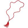 iMECTALII iMETACLII Moda Statement Dichiarazione Collana Y-Forma Frangia Nappa Pendente Cristallo Perle Lunga Catena, Festa Banchetti