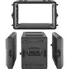 VEVOR Case Rack per Amplificatori, Rack di Rete per Apparecchiature Audio Mixer per DJ 6U 260 mm Materiale in PE con Vano per Microfono, Maniglia per Trasporto, Valigia Rigida con Rack per Server