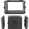 VEVOR Case Rack per Amplificatori, Rack di Rete per Apparecchiature Audio Mixer per DJ 6U Profondità 390 mm PE con Vano per Microfono, Maniglia per Trasporto, Valigia Rigida con Rack per Server