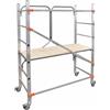 Gierre Flecto - Trabattello in alluminio - Pieghevole - Altezza 1.95 m