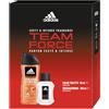 Adidas, Confezione Regalo Uomo Team Force, Eau de Toilette 50 ml e Gel Doccia Bagnoschiuma 3in1 250 ml
