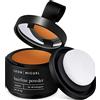 LEON MIGUEL Polvere per capelli LEON MIGUEL - Hair Line Powder: correttore per capelli resistente all'acqua per coprire la ricrescita, per donne e uomini; infoltitore capelli invisibile - 4g (Castano rossiccio)