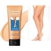 Adius Fondotinta Gambe Waterproof,Crema Correttore Corpo Impeccabile Crema Gambe Impermeabile,per Vene Varicose, Toni Pelle Sana (Lucentezza media)