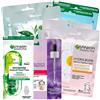 Garnier Kit Maschere Viso SkinActive Hydra Bomb e Niacinamide in Tessuto Idratanti Purificanti Pelle Moribida - 8 Trattamenti Monouso