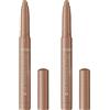 L'Oreal Paris L'Oréal Paris Ombretto Stick Colore Intenso Lunga Durata Le Shadow 040 Bronze Lights Texture Cremosa Ultra Pigmentata e Facile da Applicare - 2 Ombretti