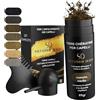 SD SALVATHOR DURAN Fibre cheratina per capelli Salvathor Duran Kit 3 Pezzi (Fibra 25 g + Applicatore + Pettine) Castano Medio