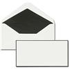NEUSER PAPIER 25 buste per condoglianze, formato DIN lungo, con bordo nero fatto a mano e fodera in seta nera