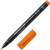 STAEDTLER 313 - 4 Arancione 1pezzo (S) marcatore permanente - Pennarelli indelebili (Arancione, Nero, Polipropilene, 0,4 mm, 1 pezzo (S))
