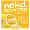 nākd. nakd Barre Gateau Limone/LEMON Drizzle - Senza Glutine, senza lattosio, CRUE Certificato paléo, vegan | 4 barre | nakd