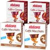Generico Set 64 Capsule Ristora miste per macchine ad uso domestico compatibili con il sistema A Modo Mio* 32 caffè macchiato 32 ginseng