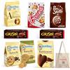 JOYTALY Pacchetto di prova con vari biscotti Made in Italy 1 Abbracci - 1 Gocciole - 1 Pan di Stelle - 2 Grisbi - 1 Cioccolato Baiocchi - 1 Pistacchio Baiocchi - 1 Batticuore + SHOPPING BAG JOYTALY