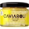 Caviaroli Succo di Limone Perle Gourmet per Condire o Decorare vaso 50gr. Sfere di succo di limone nel loro interno liquido esplodono in bocca quando le mordi. Colore giallo e sapore acido e di limone.