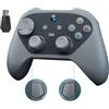NITHO KARMA Controller Wireless Compatibile con Switch, Switch 2, PC, iOS e Android, Gamepad con Hall Effect, Tasti Posteriori Programmabili, Turbo, Giroscopio a 6 Assi e Doppia Vibrazione - Grigio