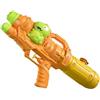 blloocod Pistola d'Acqua Doppio Foro per Bambini e Adulti, Portata 5-8M, Fucile Ad Acqua per Feste Giardino Estive- Dinosauro Arancione
