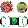 Shyllin Fionda a Palloncino d'Acqua 300-yard, Catapulta per Bombe d'Acqua per 3 Persone, Con 200 Palloncini d'acqua, Gioco di Palline, Adatto per Esterni, Feste in Spiaggia (Verde)