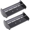 EONANT 2 spoiler posteriore 1/10 RC in plastica compatibile con scala 1:10 RC Off-Road Short Course Truck Buggy Racing ala posteriore posteriore posteriore (nero)