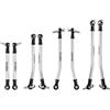 INJORA Barre di Collegamento Telaio in Acciaio Inox ad Alta Altezza per 1/30 Axial SCX30