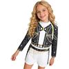 Atorcher - Costumi da demone per bambini, cacciatori, cosplay, ragazze, popstar, festa di Halloween, outfit di Rumi, anime, festa di Natale, carnevale, uniforme per bambini (3-4 anni, D01)
