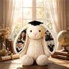 Smile lab Coniglietto Peluche Personalizzato Peluche Coniglio con 4 Foto Nascoste nelle Orecchie Regalo Personalizzato per Coppia Anniversario San Valentino Compleanno Natale 26cm / 40 cm (Stile04)