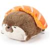 champracer Simpatico cuscino con foca per gamberetti, sushi, per bambini, per cani di mare, cuscino di peluche Kawaii, foca, giocattolo per bambini, grasso (40 cm, marrone)