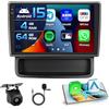 Inefala 4+64G Autoradio per Renault Trafic 2 Opel Vivaro A Nissan Primastar 2010-2014 Android 15 mit 10'' In-Cell Schermo con Wireless Carplay und Android Auto Mirror Link Radio FM/RDS GPS WIFI SWC