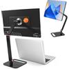 AiFeelife Supporto per monitor portatile da viaggio, forte magnetico, 15,6 pollici, supporto per monitor verticale, supporto per tablet per iPad Pro/Air, iPhone 4,7 -18,5