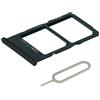 MMOBIEL Vassoio Carta Dual SIM Compatibile con Huawei P40 Lite 2020 - Porta Scheda Incl il Pin - Nero