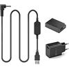Raeisusp Mobile Adattatore PS700 ACK di 700 cavo USB + 5 V3 A USB Caricatore + DR-E17 NUOVA DC di accoppiamento per Canon EOS M3 M5 M6 M6 Mark ii