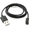 SYSTEM-S Cavo USB 2.0 da 100 cm, cavo di ricarica per orologio Redmi 4, adattatore Smartwatch, colore: nero